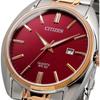 Citizen Citizen Quartz Men S Watch Bi5104 57X Wine Red Dial Silver X Pink Gold overSeaS Model [parallel Imported Product] Wine Red Bi5104 57X