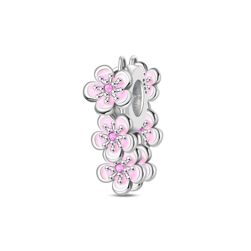 100% Copper Wedding Dress Flower Strawberry Snow Pear Watermelon Sweet 3Mm Charms Beads Pendants Diy Fine Jewelry