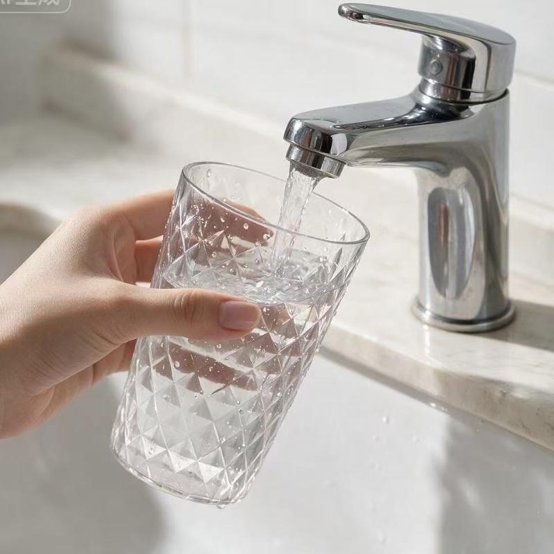New Large Capacity Plactic Drop-Proof Cups Colorful Drinking Glasses Unbreakable Bar Juice Cup Coffee Tea Cup Toothbrush Cup