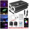 32W Twinkle Dual Port Fiber Optic Star Ceiling Kit With Meteor Effect APP Car Roof Stars Fiber Optic for Car Ceiling Lighting