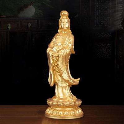 Guan Yin Statue Chinesische Buddhistische Dekoration Kuanyin Figur Weibliche Buddha Skulptur Feng Shui für