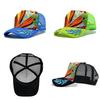 Colorful Leaf Embroidered Mesh Baseball Cap Outdoor Breathable Protection Sun