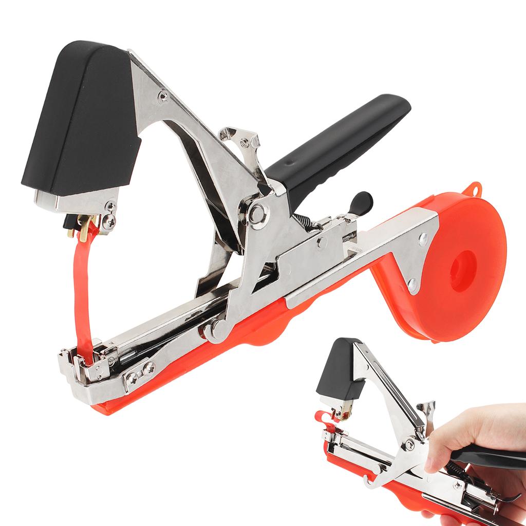 Upgraded Lightweight Tomato Tape Plant Tying Machine for Garden Vegetable Grape Cucumber Pepper with Tape Staple Fruit Twine Tool