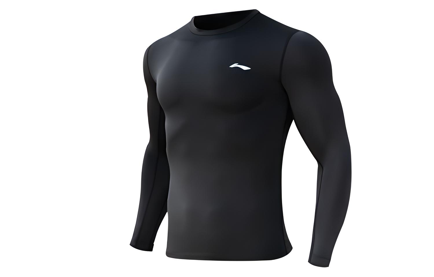 Li Ning Workout Clothing Men s Black YUDT061-1 5XL