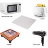 Waveguide Covers for Microwave, Juerly 4 Pack Mica Plates Sheets Heat Ulation Board for Universal Microwave Oven Repairing Part - Cut To Size, 5.1x