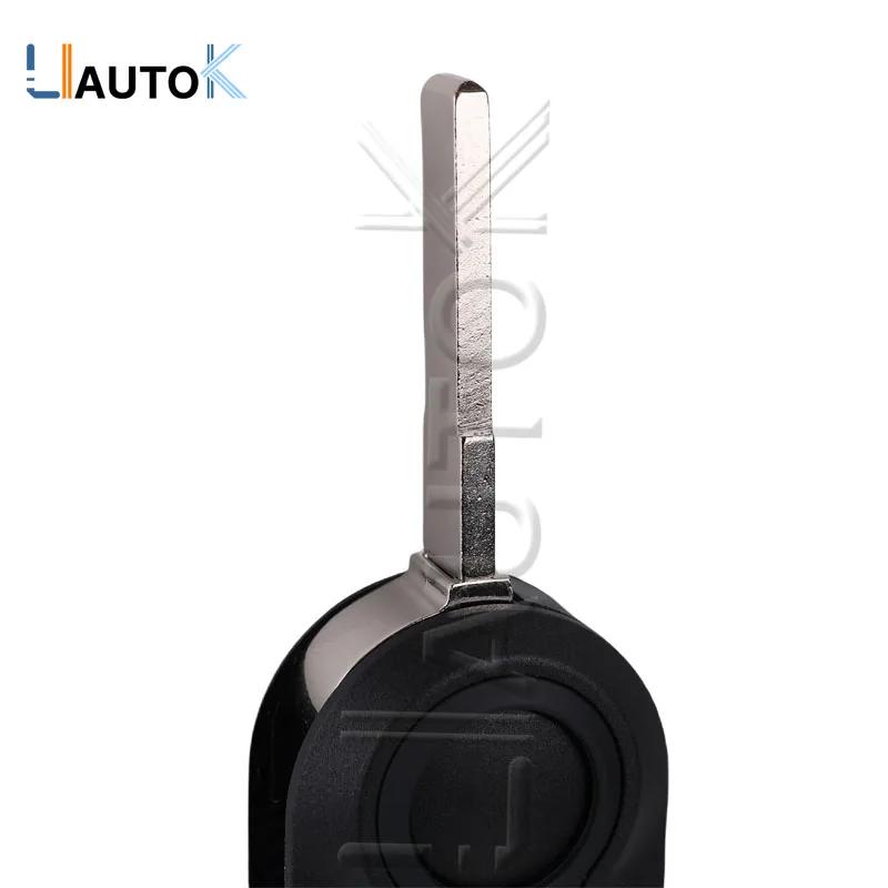 Car Key Case For Fiat 500 Punto Ducato Panda Bravo For Citroen Jumper For Peugeot Boxer Uncut Blade Key 2/3 Buttons Key Shell
