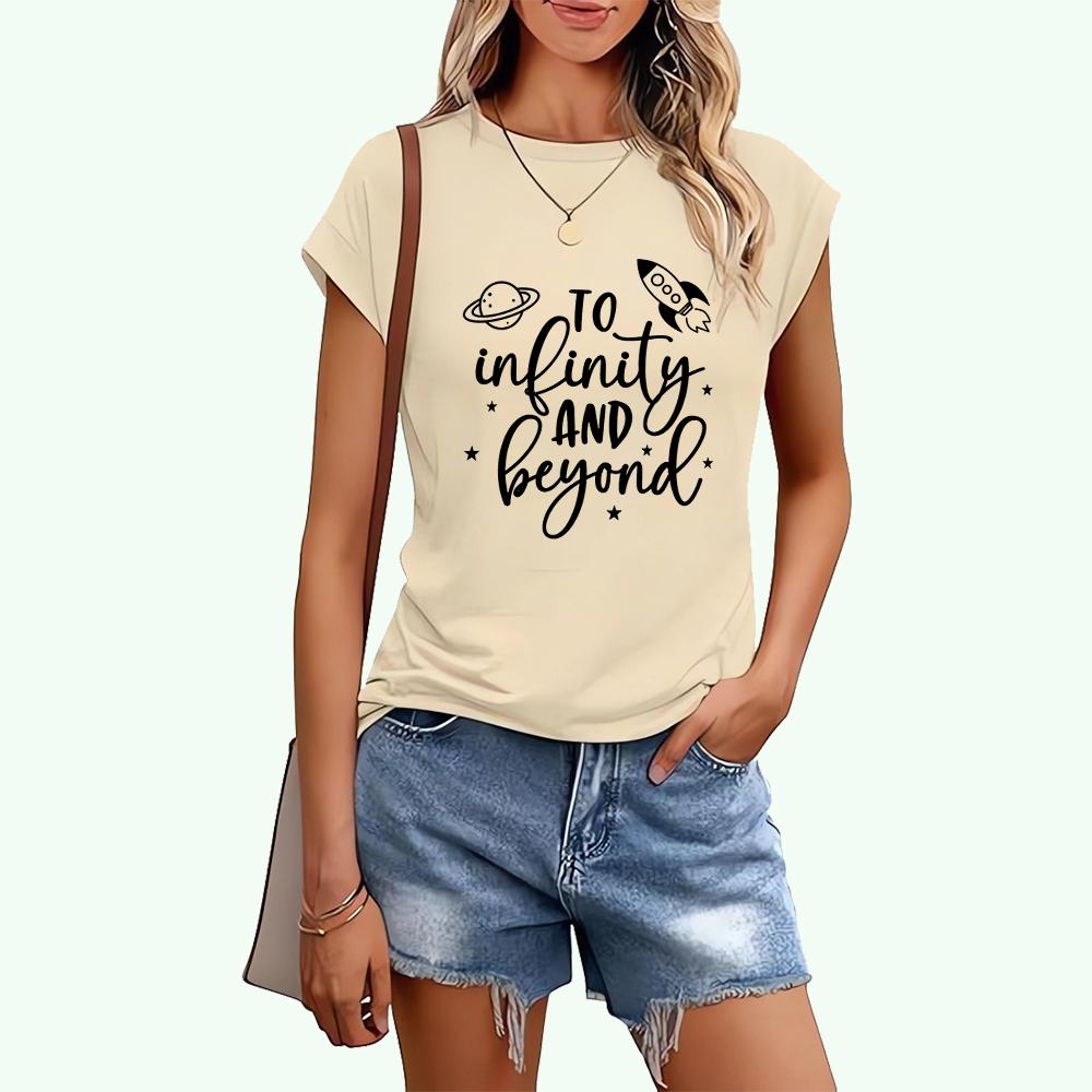 

Женская модная футболка с коротким рукавом, весенне-летняя, повседневная, с цветочным принтом, женская футболка с круглым вырезом 2XL бежевый