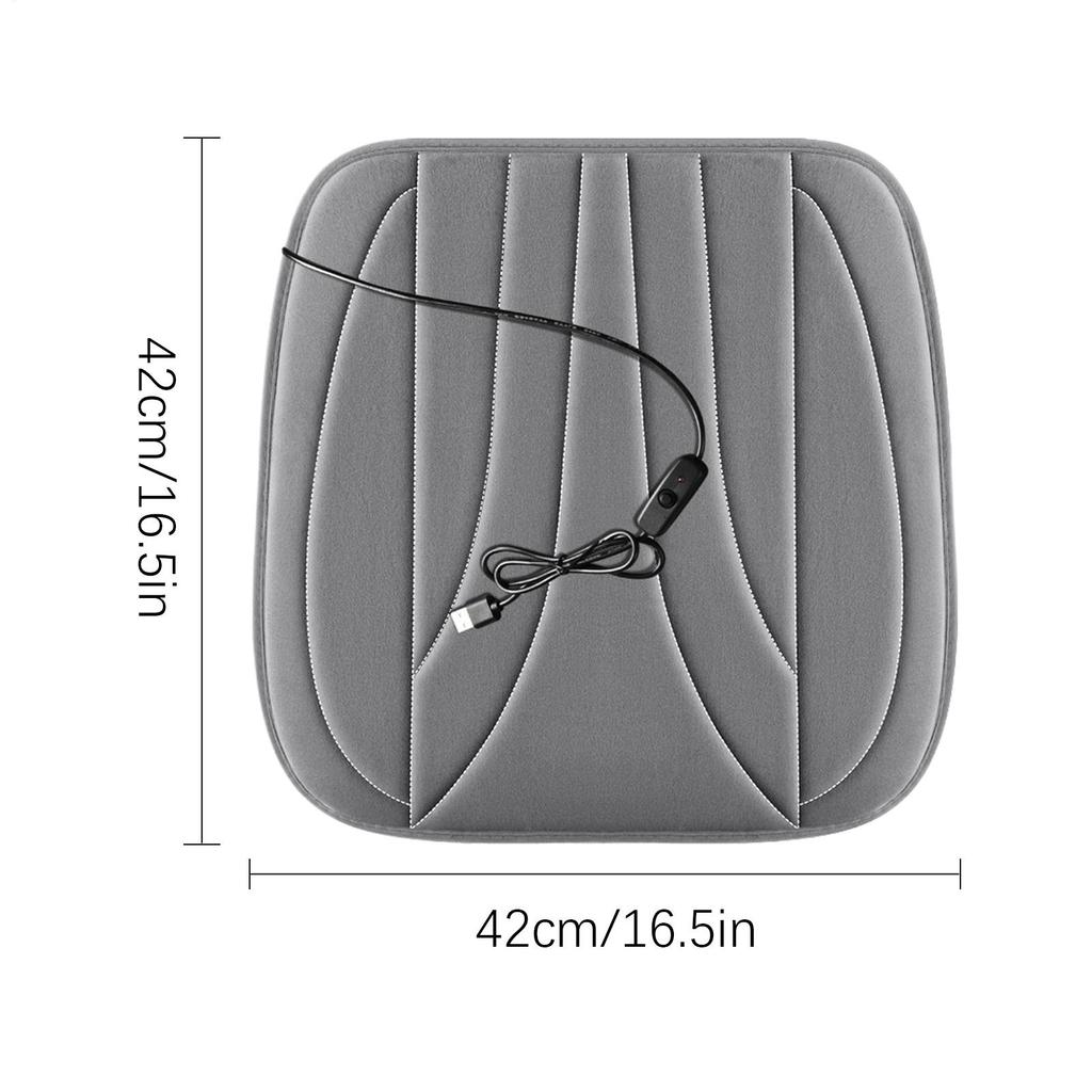 Seat Warmer For Car Comfort USB Heating Mat Anti-slip Car Seat Warmer For Truck SUV Trailer Tractor Men Women Driver Elderly