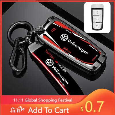 For VW Fashion Car Key Case Cover for Volkswagen VW CC Passat B6 B7 Passat 3C CC Maogotan R36 B5 B7L Protector Shell Auto Acce