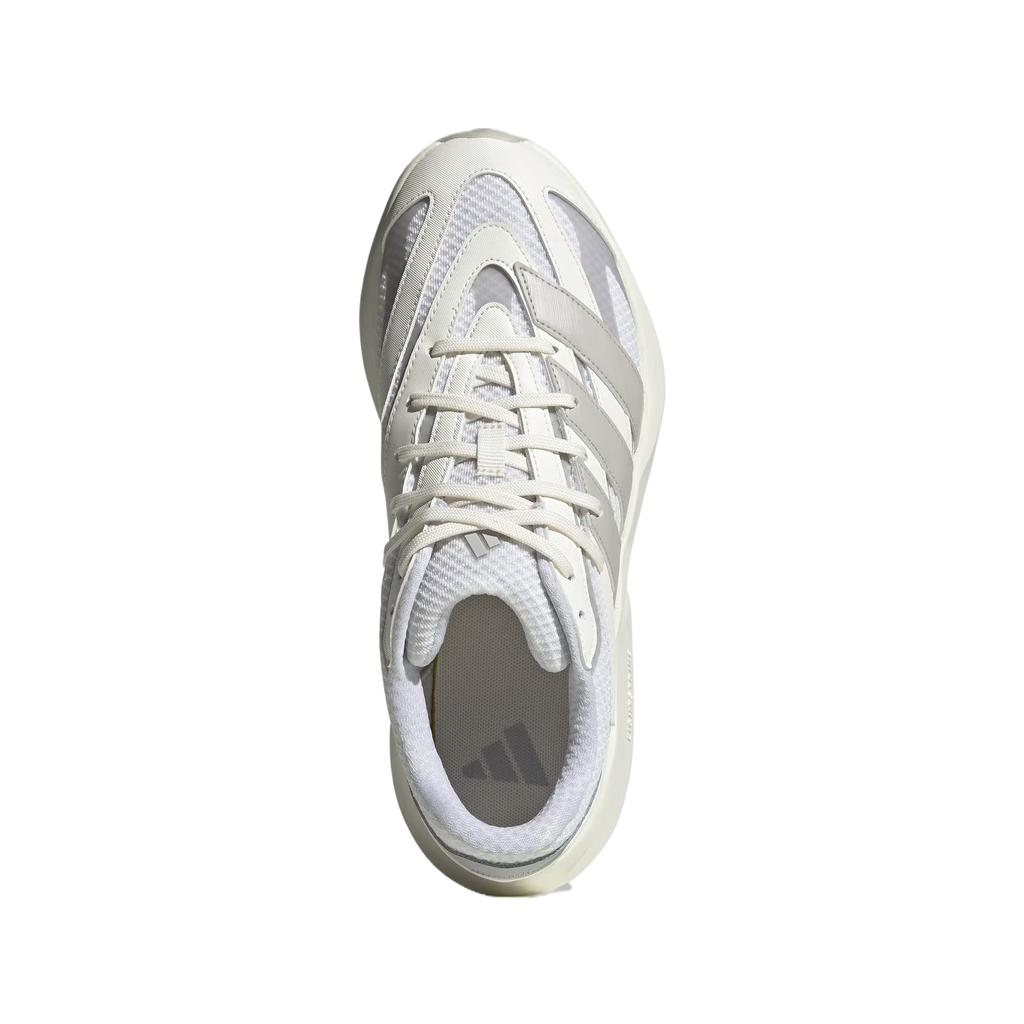 Adidas LIGHTBLAZE Abrasion Resistant Breathable Rebound Low top Casual Running Shoes Men's White Gray Sneakers JR7328