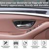 For BMW 5 Series F10 520 528 525 2011-2017 Carbon Fiber Style Car Interior Door Handle Bowl Cover Trim