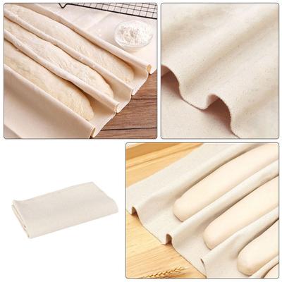 Bread Dough Fermented Cloth Large Cotton Canvas Baking Tool Kitchen Dough Cover Reusable Baking Cloth for Bakery Kitchen Use