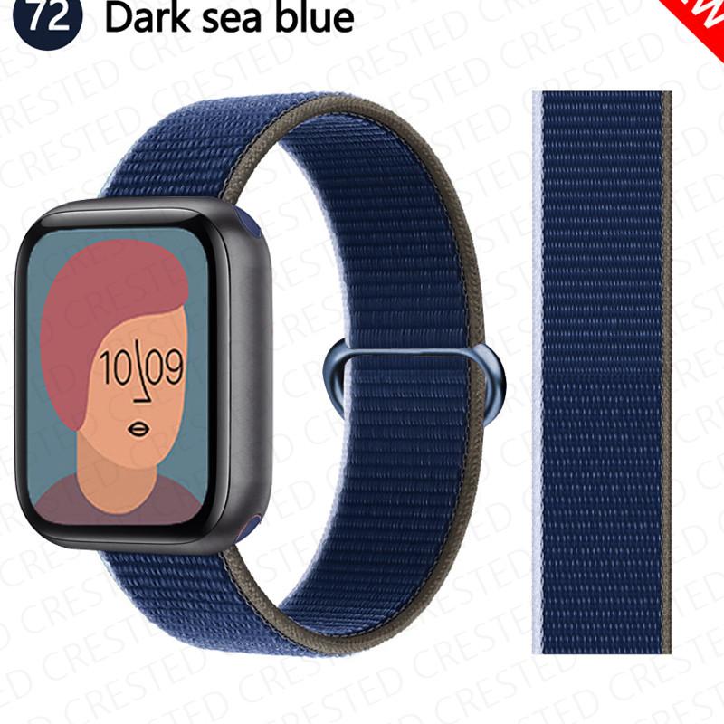 2pcs Straps For Apple Watch Band 44mm 40mm 45mm 46mm 42mm 49mm 41mm Nylon Loop Bracelet iwatch Series 10 9 8 7 6 5 3 se ultra 2