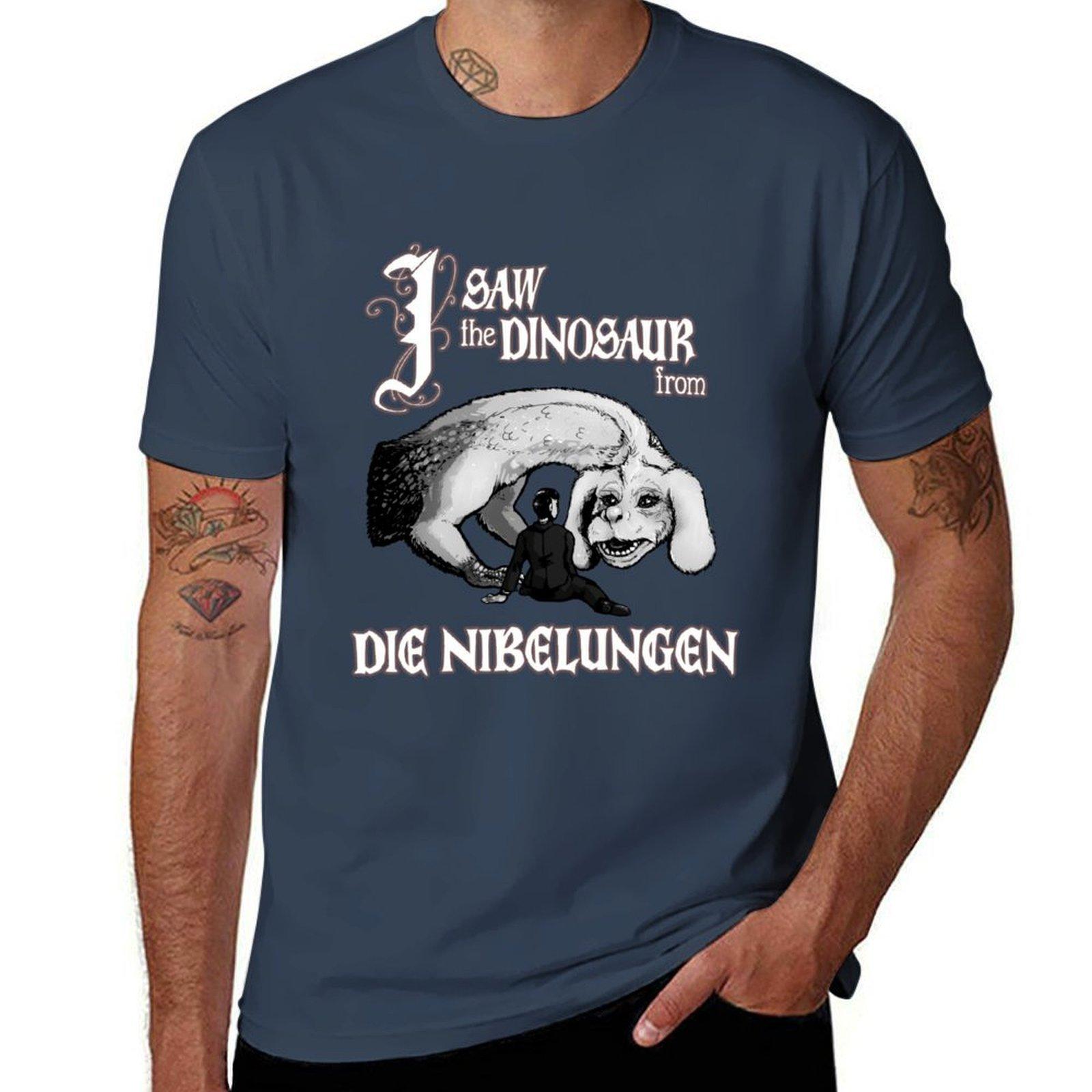 I Saw The Dinosaur From Die Nibelungen Tshirt Soft Touch Basic Cotton Tshirt S