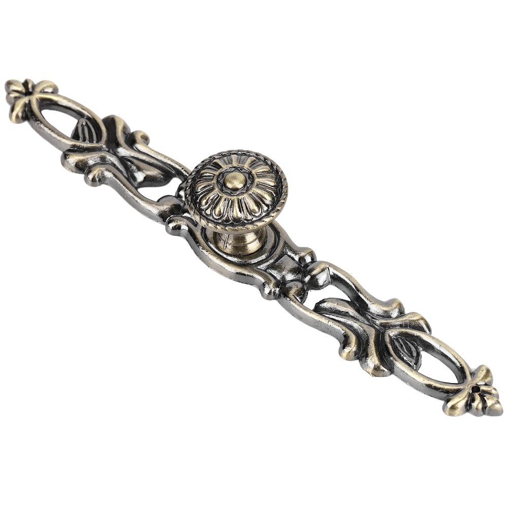 4pcs Durable Drawer Pulls Antique Bronze Door Handles Vintage Cabinet Handles  Bedroom