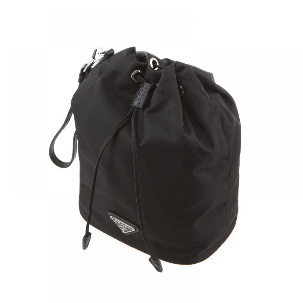 Prada Re Nylon Dreieck Logo Eimerbeutel Tasche 1ns369 R067 F0002