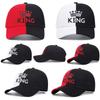New Outdoor Sports  KING Embroidered Peaked Caps Men And Women Casual Couples Curved Brim Shade Baseball Cap