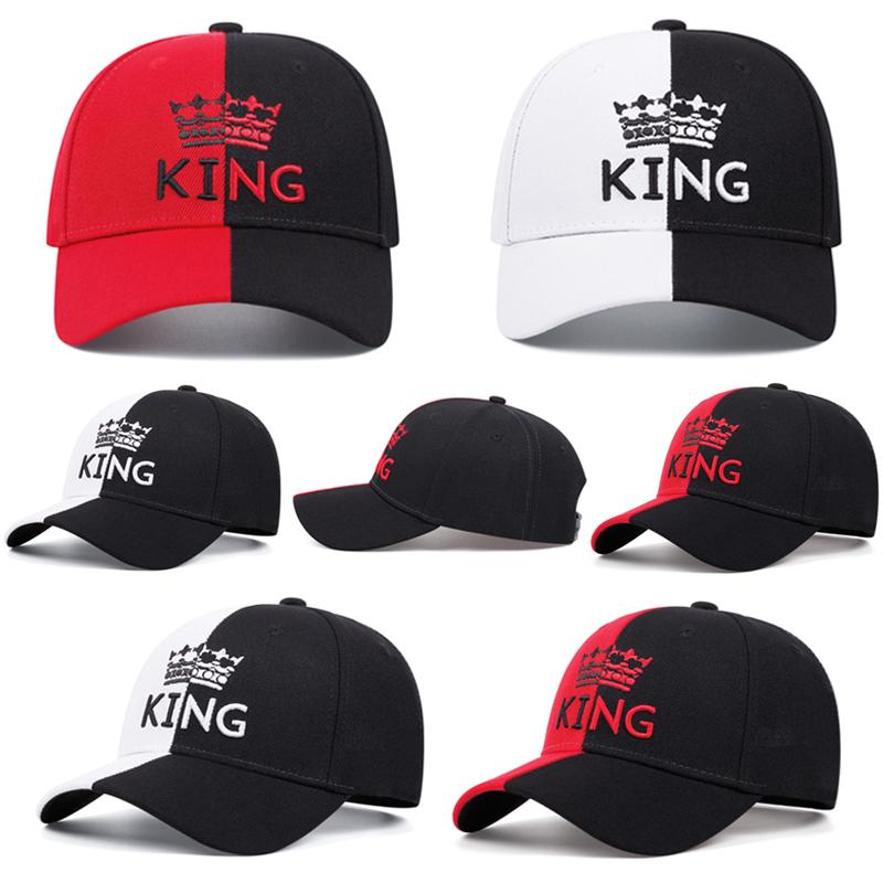 New Outdoor Sports KING Embroidered Peaked Caps Men And Women Casual Couples Curved Brim Shade Baseball Cap