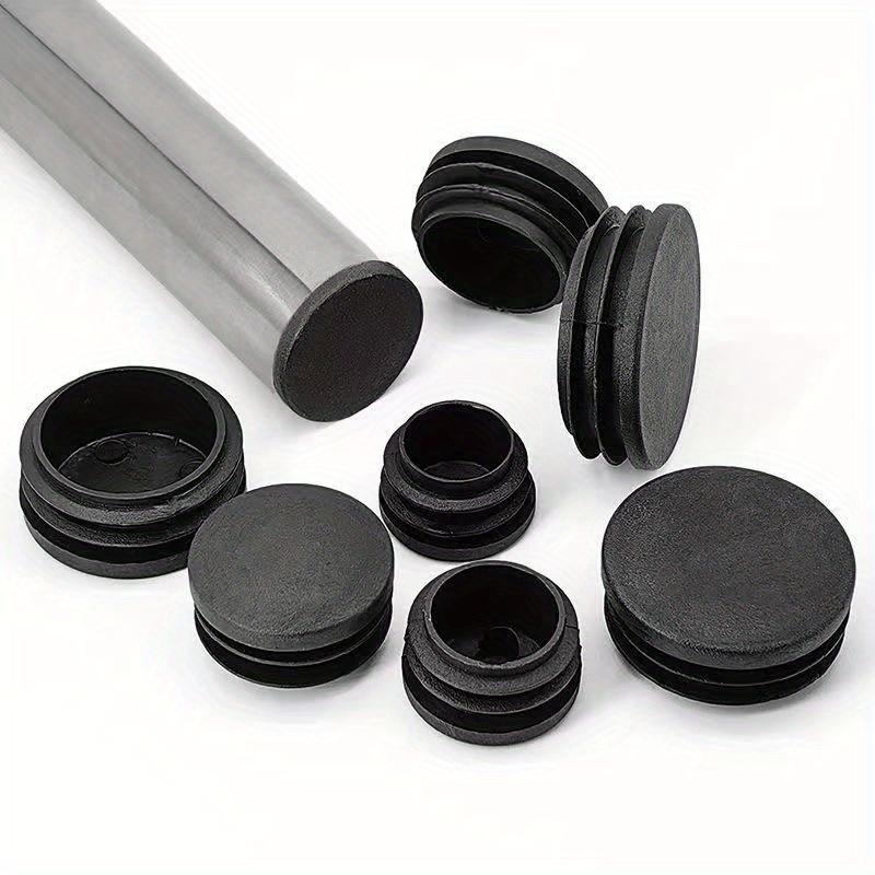 12pcs 60mm Round Plastic Plugs with Glide Insert Design Durable Mounting for Chair Leg Tubes Furniture No Drill Required