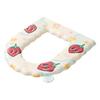 Toilet Seat with Integrated Handle Fruit Pattern Easy to Clean EVA Waterproof Thickened Surface Quick Drying Toilet Seat Pad