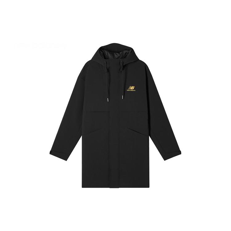 New Balance Casual Lifestyle Long Jacket Asia Sizing  Black Yellow  Men s AMJ11337-BK XL