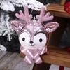 Cartoon 3D Christmas Ornaments Plastic Hanging Decor with Snowman Reindeer Lollipop Designs Festive Tree Decoration