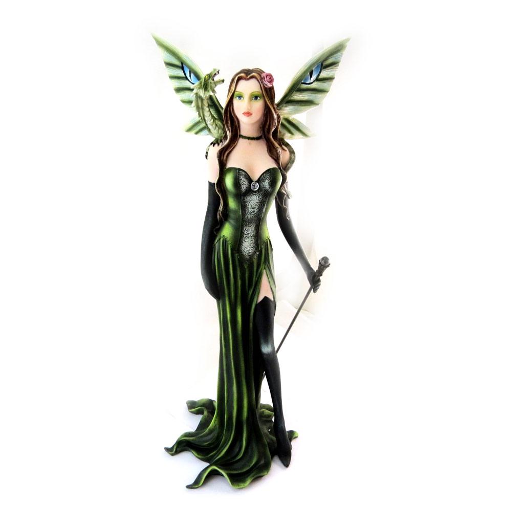 

Les Trésors De Lily [N4776] - Зелено-черная фигурка Fairy Dreams (дракончик) - 52x21x12 см зелёный