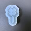 Silicone Mold Clovers Accessories Molds Practical Epoxy Resin Keychain Pendant Ornaments Mould Jewelry Making Supplies