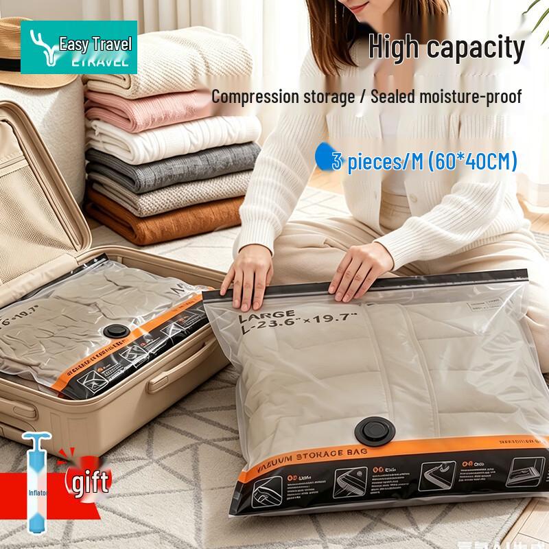 Etravel Travel Vacuum Compression Storage Bags