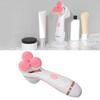 Electric Facial Cleansing Brush 3 Head Massage Facial Exfoliating Silicone Rechargeable Face Scrubber Portable Device