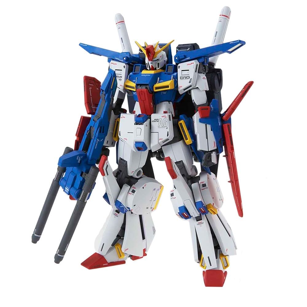 BANDAI SPIRITS MG Mobile Suit Gundam ZZ Double Zeta Gundam Scale Plastic Model Kit 184877 Multicolor Ver.Ka 1/100 Pre-Colored