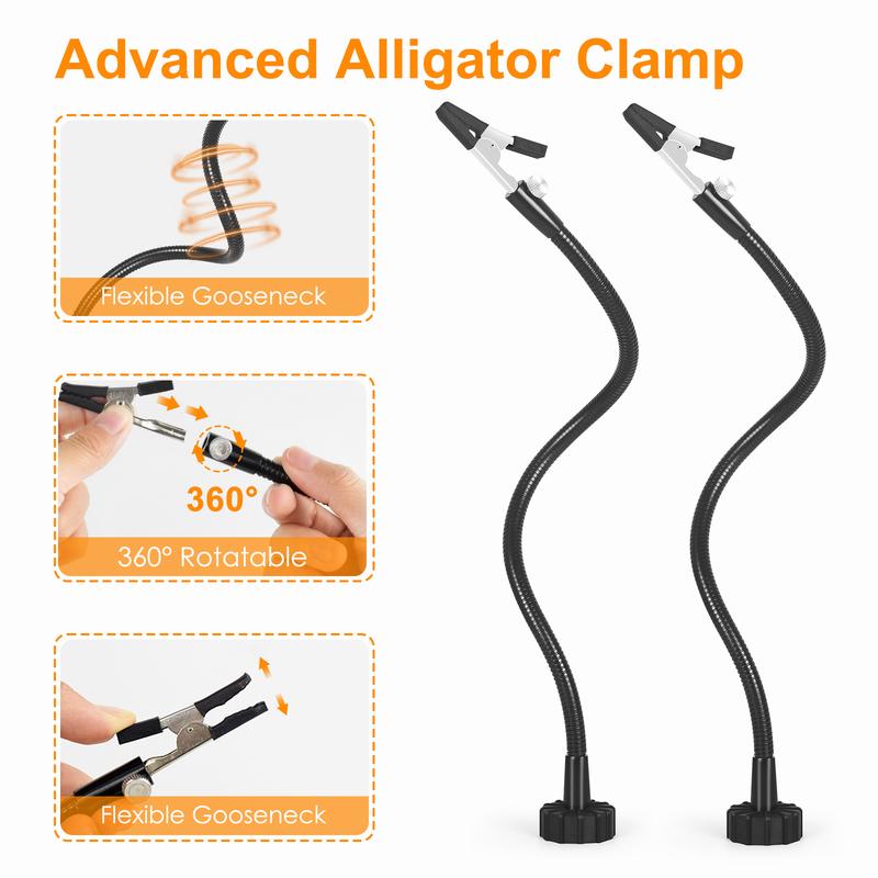 Toolour Magnetic Helping Hands Soldering Station with Heavy-Duty Steel Base/Welding Silicone Pad/5X Magnifying Lamp/4PCB Holder