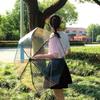 Portable Folding Umbrella Automatic/Manual Transparent Umbrella Fashion Rain Umbrella  Outdoor