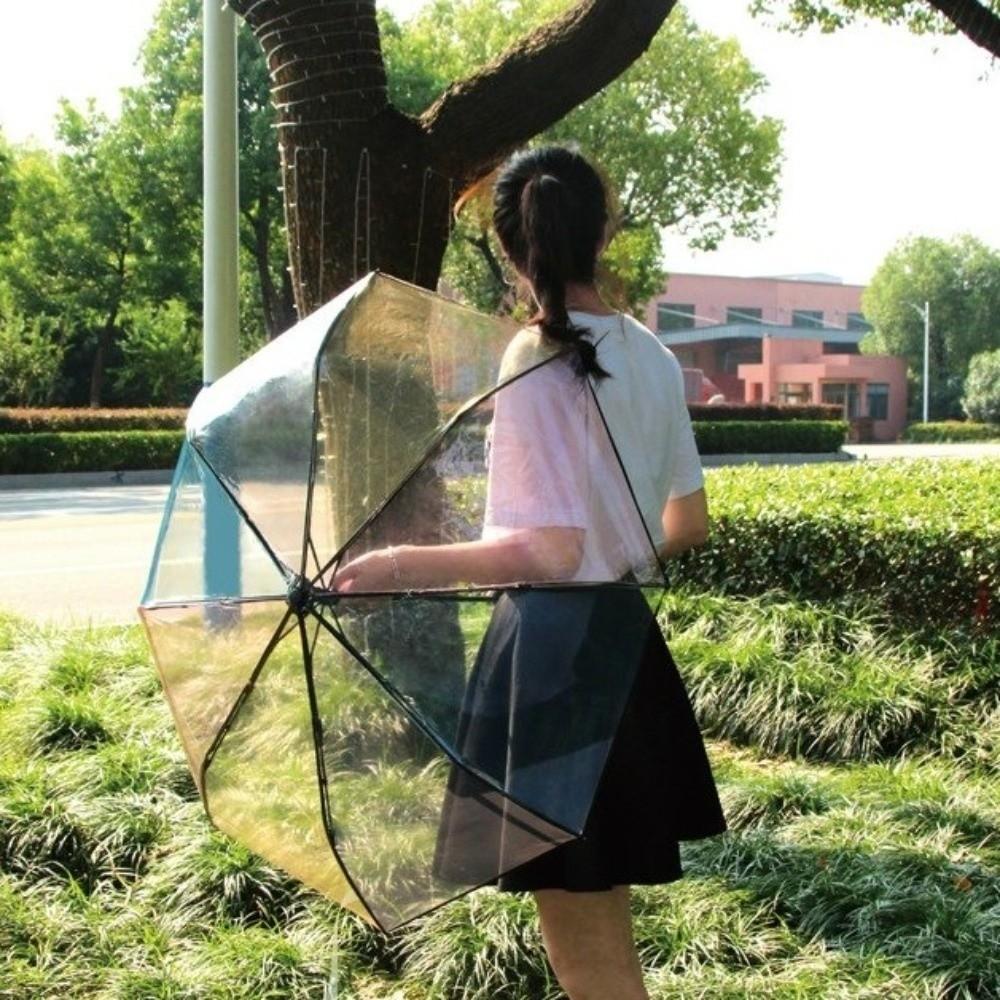 Portable Folding Umbrella Automatic/Manual Transparent Umbrella Fashion Rain Umbrella  Outdoor