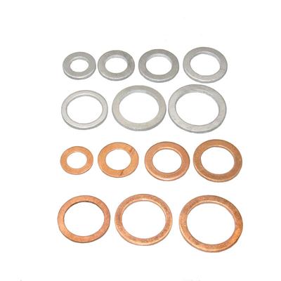 50Pcs Automotive Universal Bottom Case Oil Drain Screw Seal Copper And Aluminum Gasket Abto Voiture Car Accessories Coche