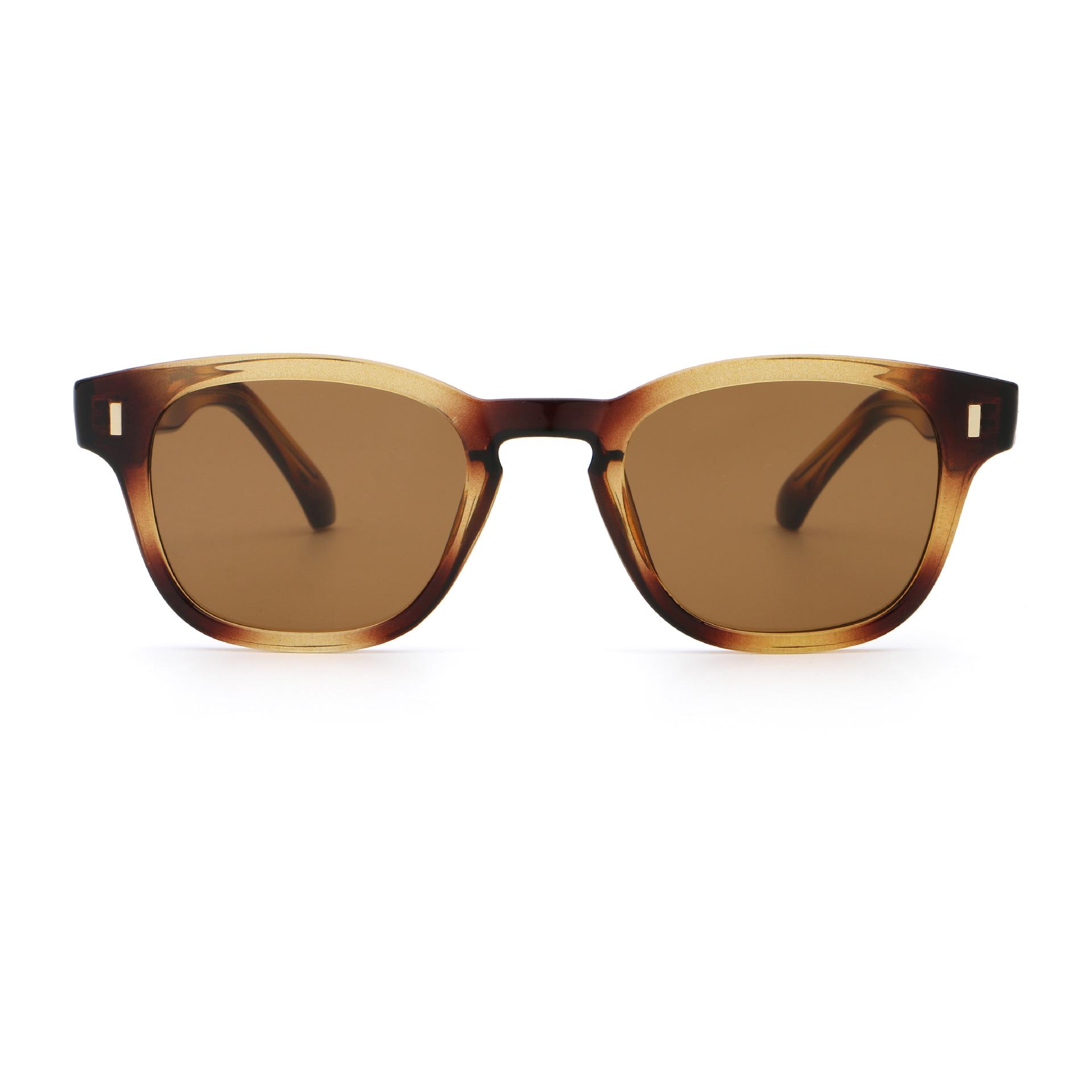 Trendy Unisex UV Protection Fashion Sunglasses with High-End Propionate Inlay
