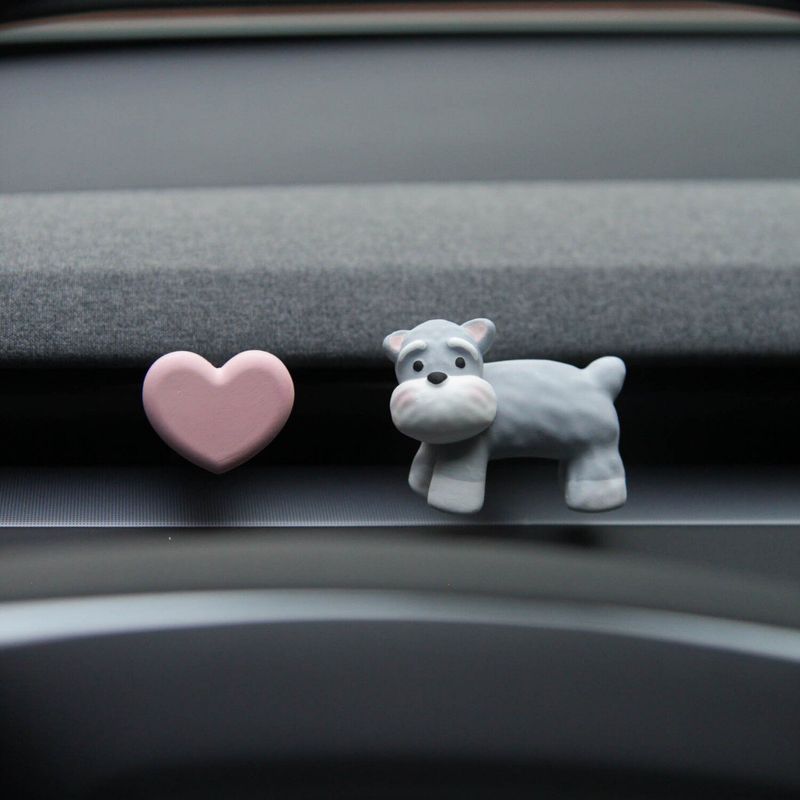 Car Air Freshener Vent Decoration Ornament Cute Puppy Sherari High-End Perfume Diffuser Stone Gift