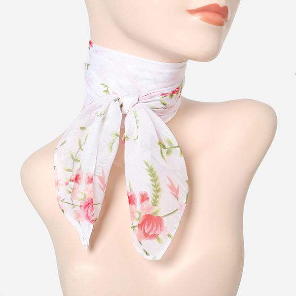 Spring Thin Square Small Handkerchief for Women Summer Decoration Fashionable Neck Protection Scarf Winter Scarf