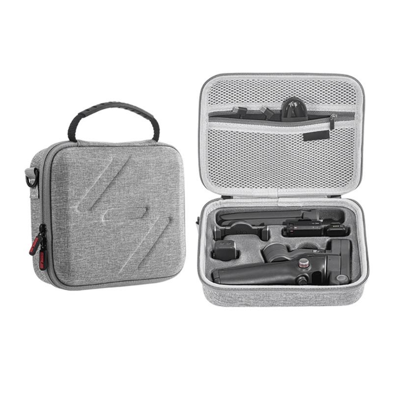 Storage Bag Portable Travel Carrying Case Anti-collision Protective Hand Bag for OM 7/OM 7P Handheld Stabiliser Gray