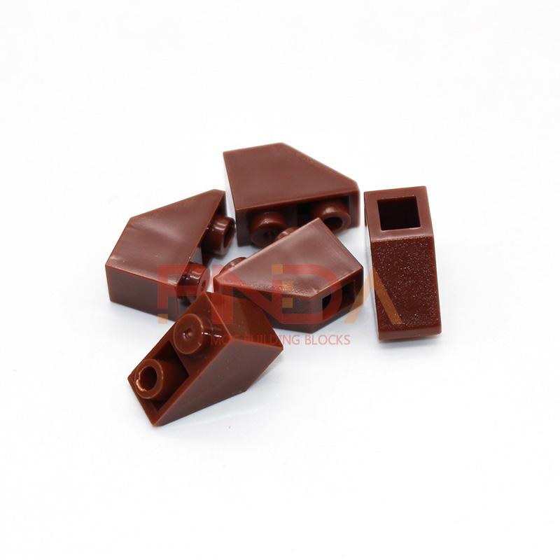 100pcs MOC Slope Inverted 45 2x1 3665 DIY Enlighten Block Bricks Compatible with Assembles Particles Toys for Children