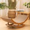 Wooden Cat Scratcher Removable Scratch Board Bed Swinging Tumbler Cat Toys Grinding Nail Scraper Mat Play and Rest Pet Supplie