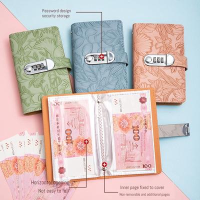 100 Envelopes To Save Money Challenge Couples To Save Money Notebook Password Lock Savings Binder Reusable Cash Savings Book