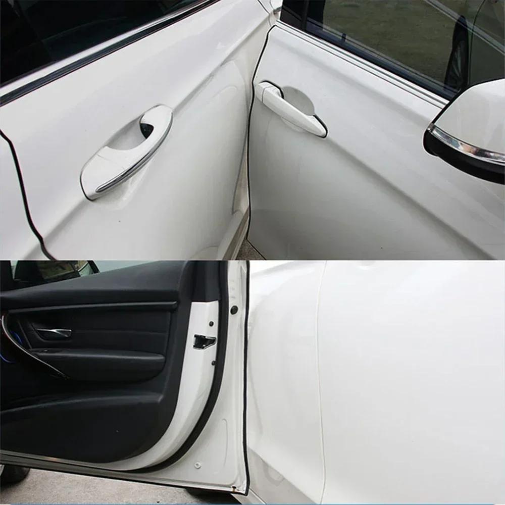 5M Car Door Edge Rubber Scratch Protection U Type Protection Strips Anti Collision Rubber Sealing Trim for Auto Door Protector