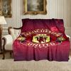 1pc Manchester United Manchester City Blanket, Cozy Printed Throw Blanket, A Heartfelt Gift for Your Family and Friends