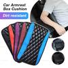 Car Accessories Armrest Pad Cover Center Console Box Cushion Mat PU Leather