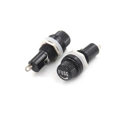 10 Stücke Panel Mount Schraube Kappe Sicherung Halter Fall Für Glas Rohr Sicherungen 5X20Mm