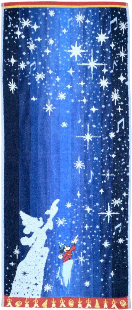Marushin Disney Fantasia Mickey Mouse Face 34 X Magical 2005071700 Towel, 80cm, Whirlpool,