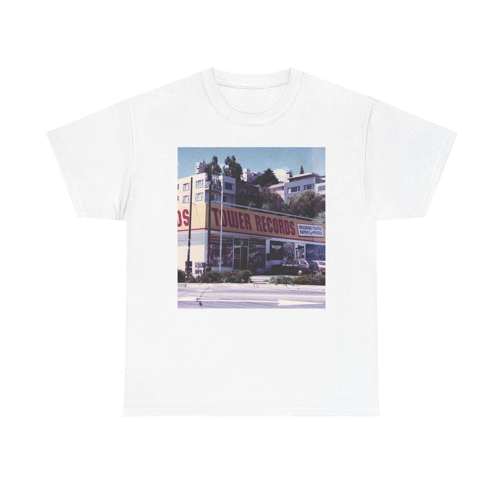 Men s and Women s T-shirts Tower Records Graphic S
