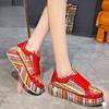 Colorful Starry Sky Rhinestone Sports Shoes for Women Thick Sole Mesh Comfortable Breathable Sports Shoes