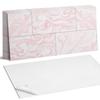 Self-Adhesive Vinyl Tiles With Print For Bathroom Marble Pattern With Waves 6X60X30 Cm